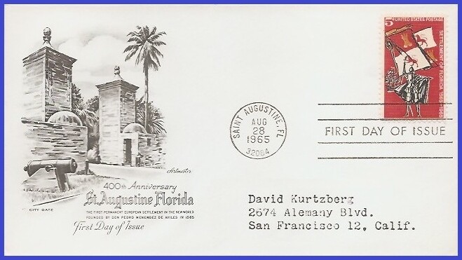 USA3 #1271 ADDR ARTMASTER FDC   Florida Settlement