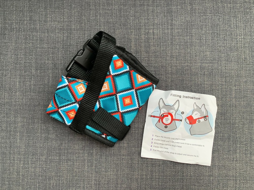 CollarDirect Dog Muzzle for Small Dog Soft Breathable Nylon