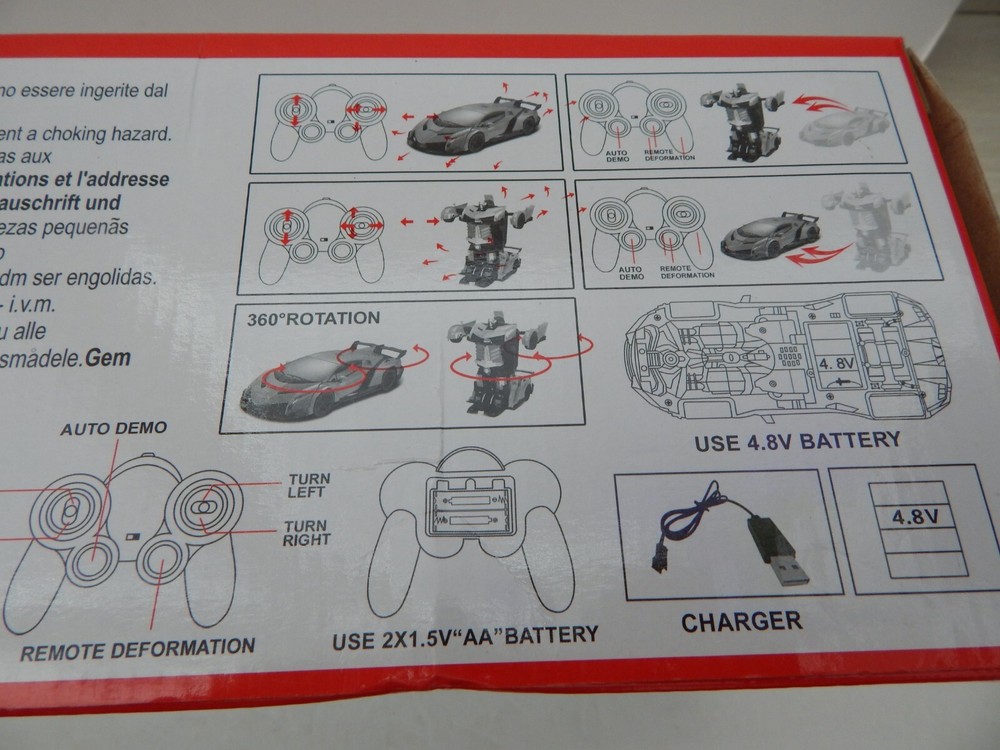 Autobots Remote RC Deformaion Model Red New