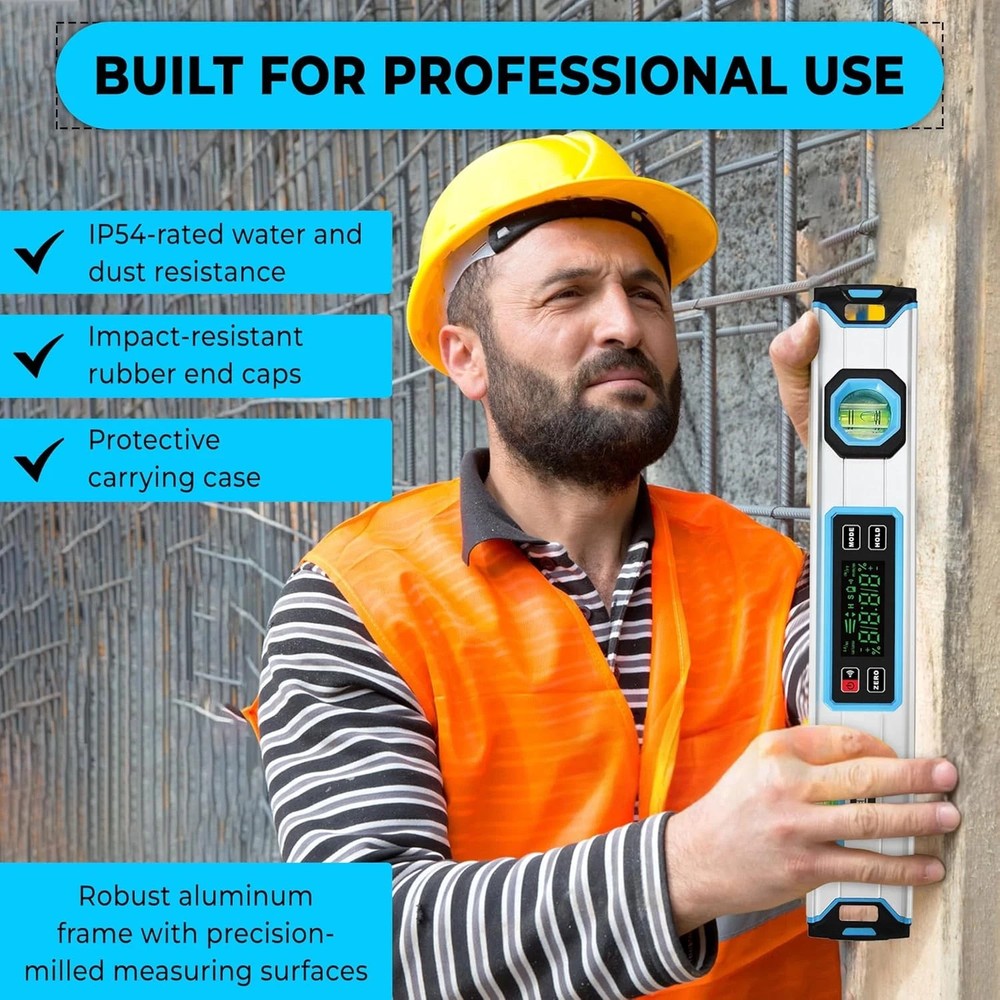Freedom Tools 15.7" Digital Level LED Display - Professional Electronic Level