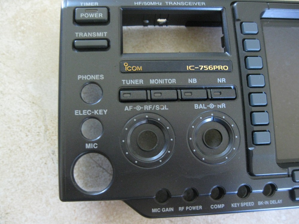 Icom IC-756PRO FRONT PANEL in Excellent shape