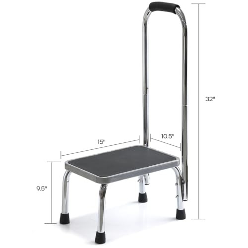 Step Stool with Handle for Adults Step stools with Handle for Elderly for Bed
