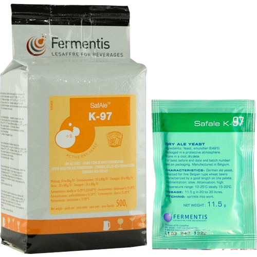 Fermentis SafAle K-97 Yeast - Packets and Brick