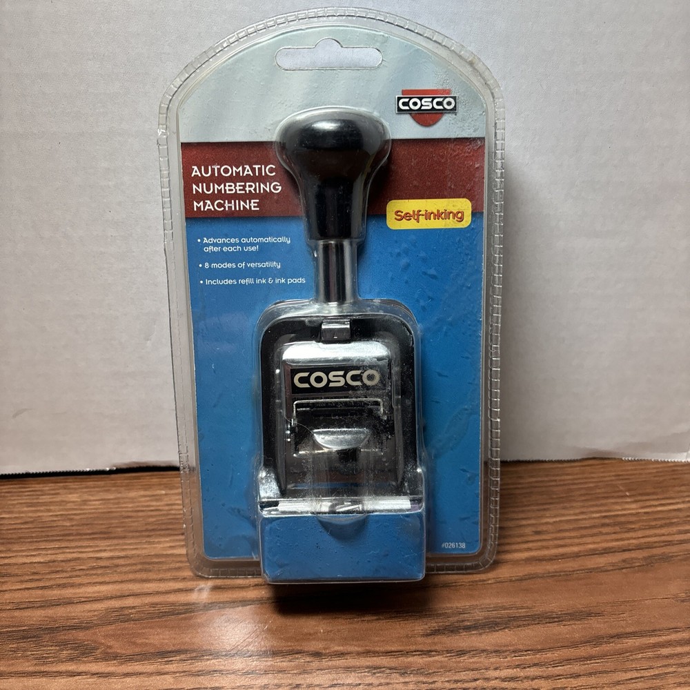 Consolidated Stamp Self-inking Automatic Numbering Machine