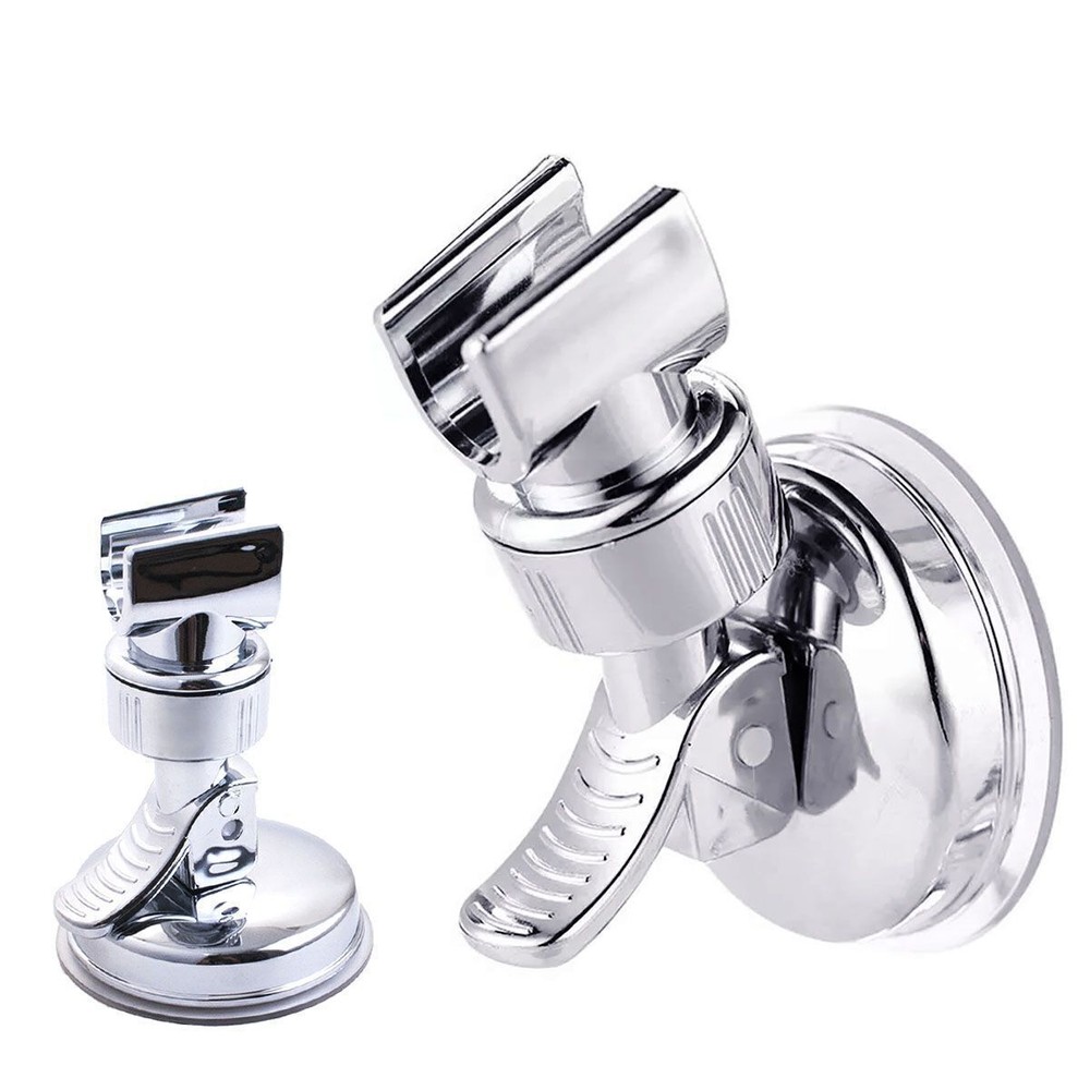 Adjustable Shower Head Holder Suction Cup Handheld Showerhead Wall Mount Bracket