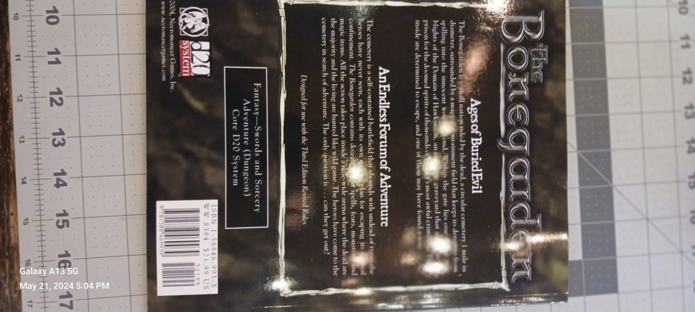 D&D d20 Sword & Sorcery H1 The Bonegarden