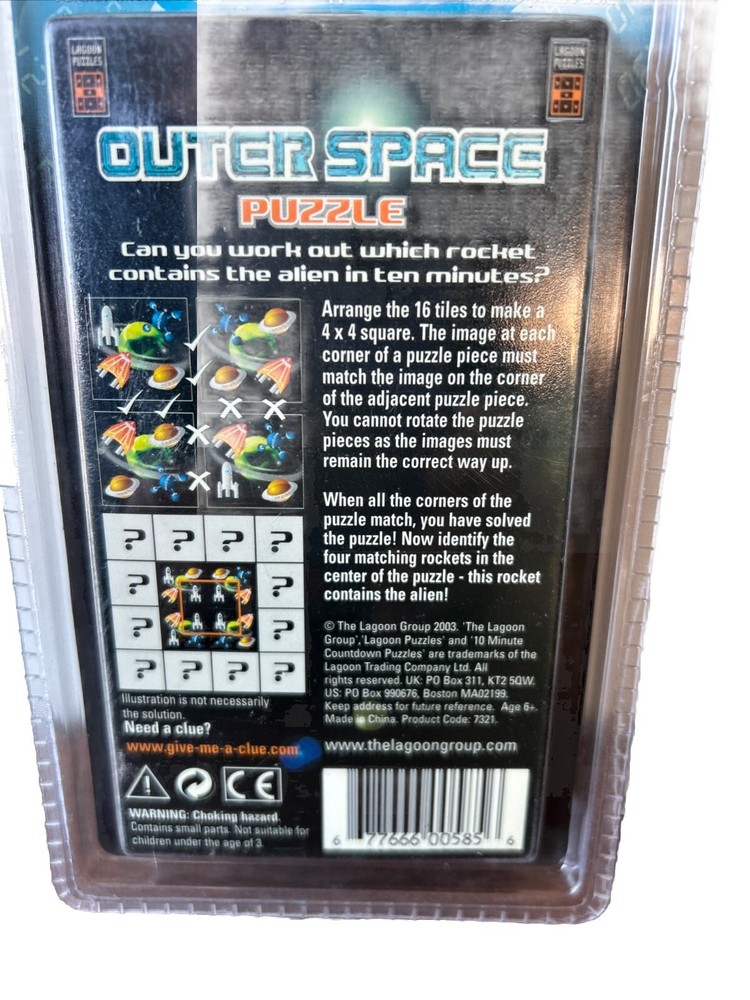 10 MINUTE COUNTDOWN PUZZLE OUTER New SPACE A