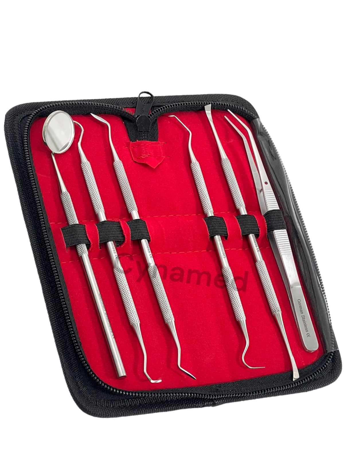 Premium Dental Instruments Scaler Tools Teeth Cleaning 5pc Oral Hygiene Deep Kit