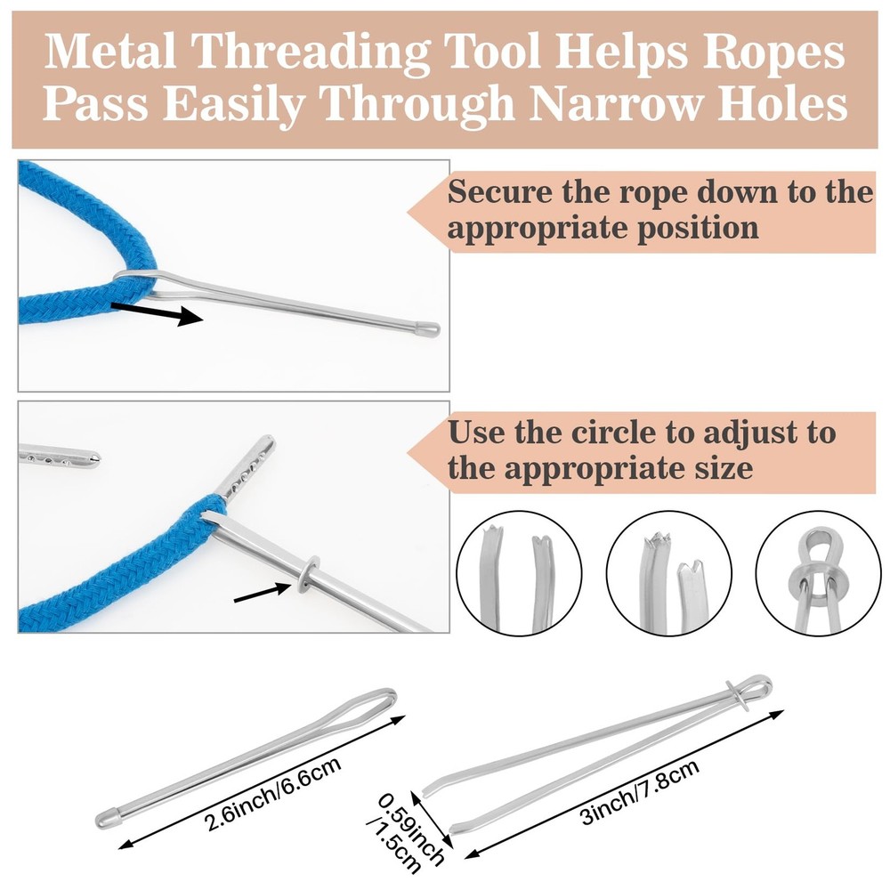 9PCS Drawstring - Drawstring Replacement 53 Inches Cord Hoodie String Replace...