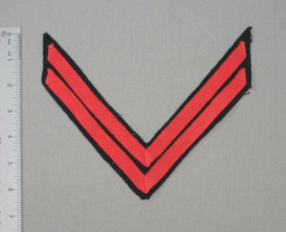 Early Quality-made Reenactment Artillery Corporal Chevron - Single