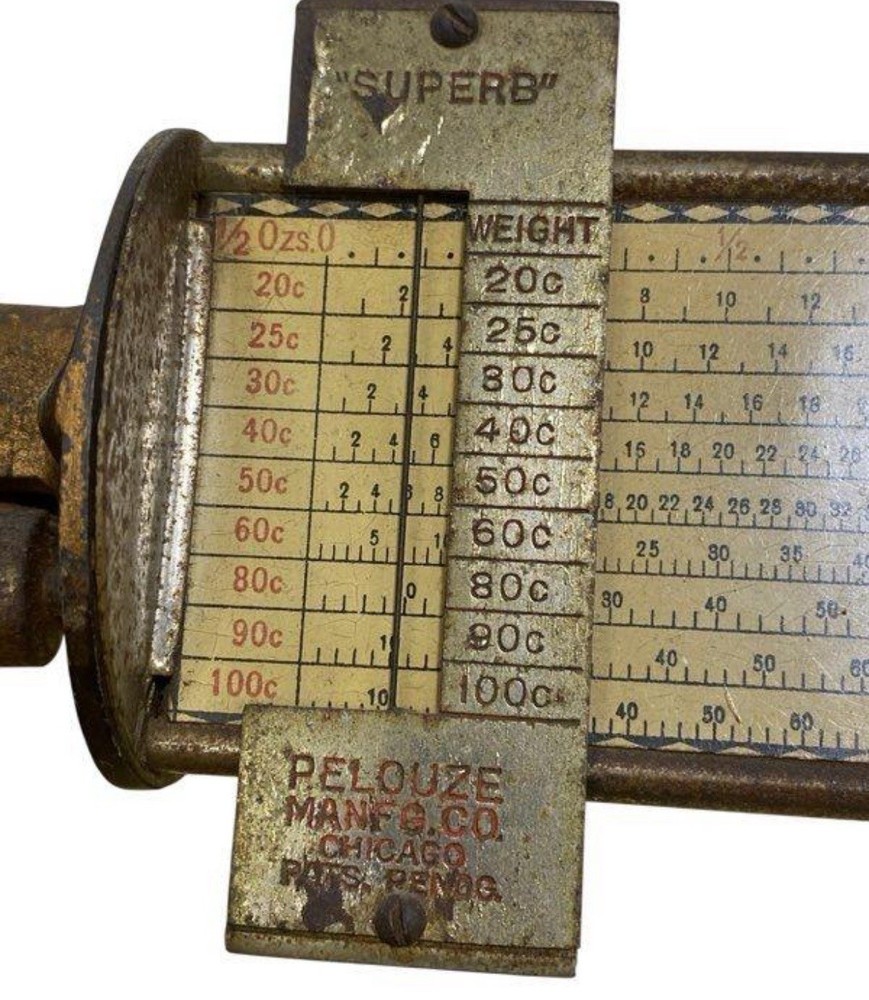 Vintage Superb Computing Scale Cast Iron Antique General- Candy Store Scale