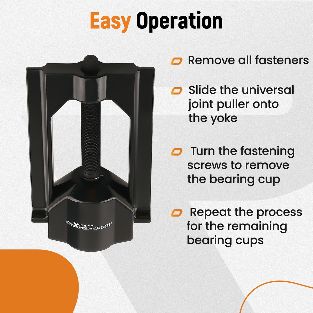 Universal Joint Puller Press Removal U-Joint Tool Class 1-3 For Ford 10105 Black