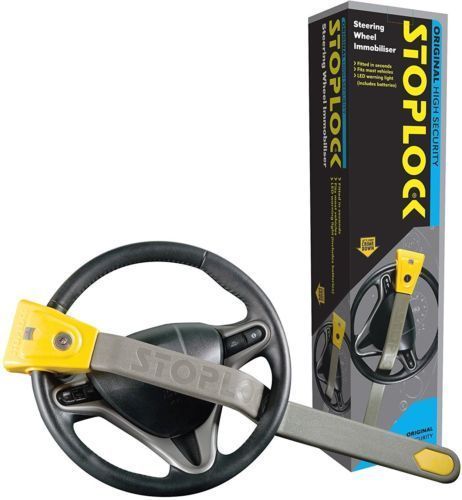 STOPLOCK ORIGINAL HIGH SECURITY UNIVERSAL CAR VAN STEERING WHEEL LOCK HG 134-59