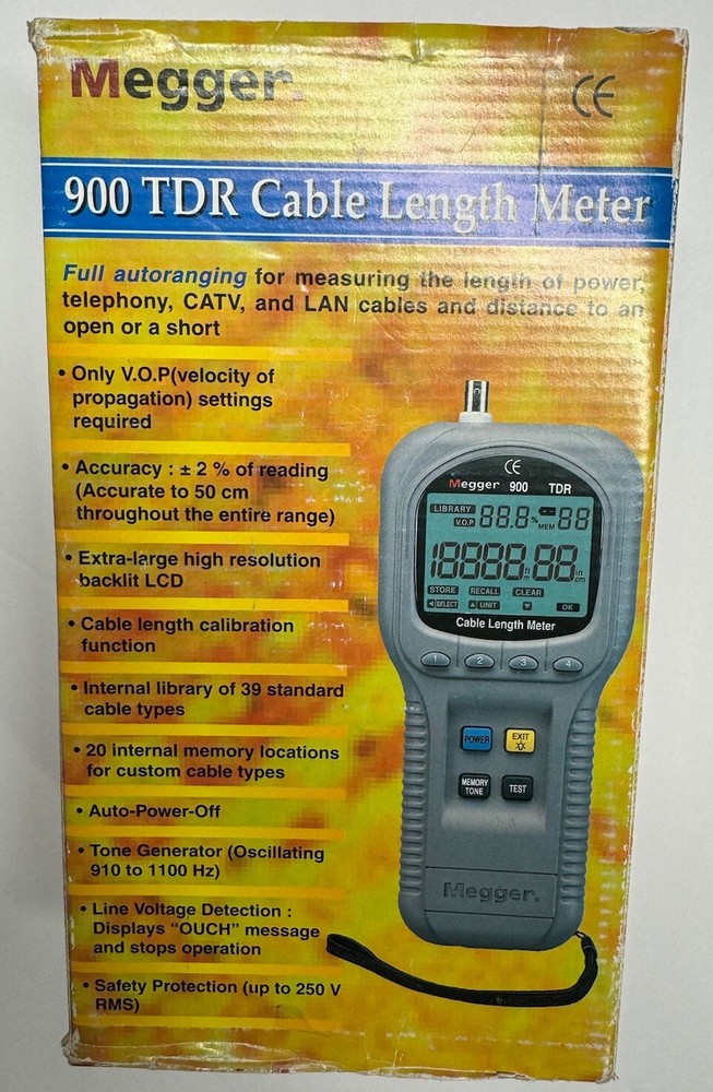 Megger TDR 900 Cable Length Meter