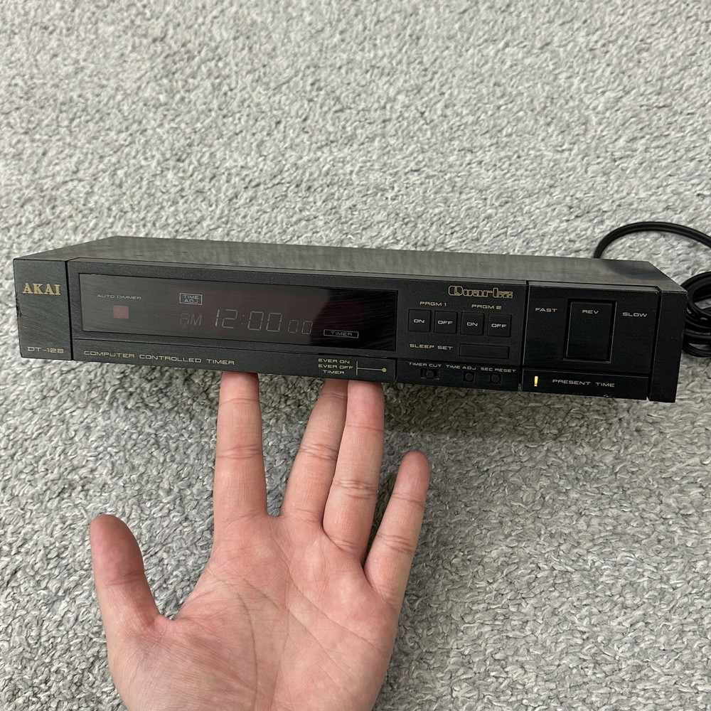 AKAI DT-128 Digital Audio Timer 1983 Tested Working