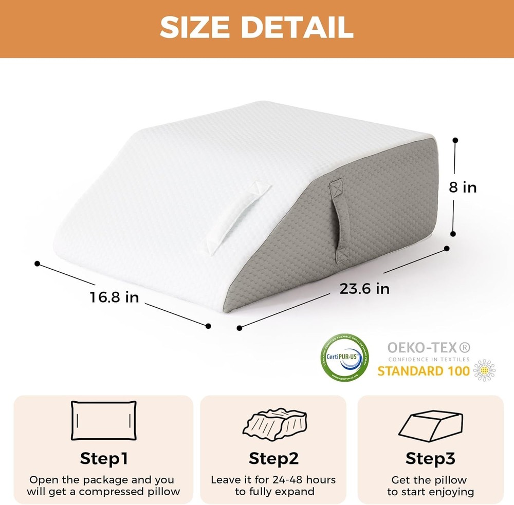 Leg Pillow Elevation Blood Circulation, Leg Elevating Pillows for After Surgery,