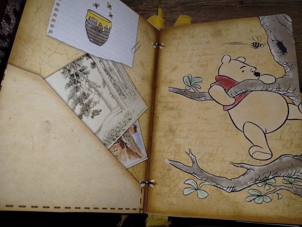 Winnie The Pooh Junk Journal Scrapbook
