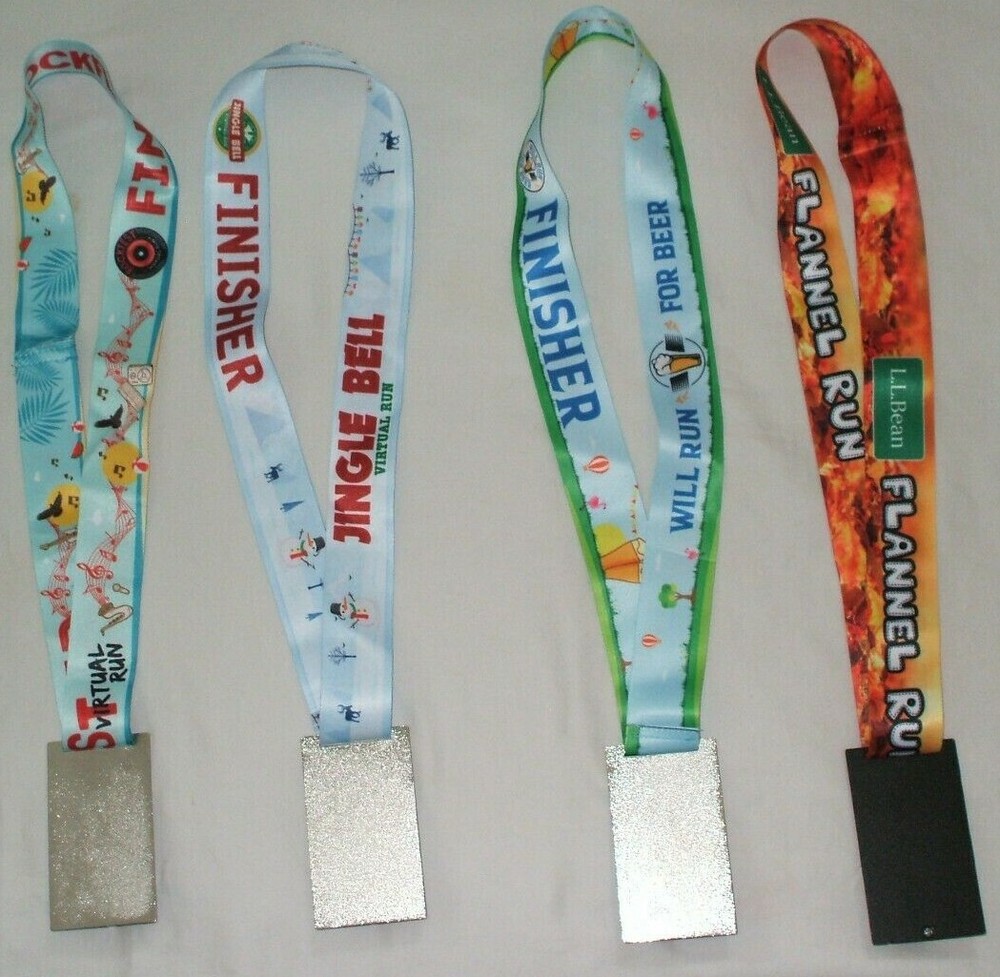 4 Virtual Run Medals