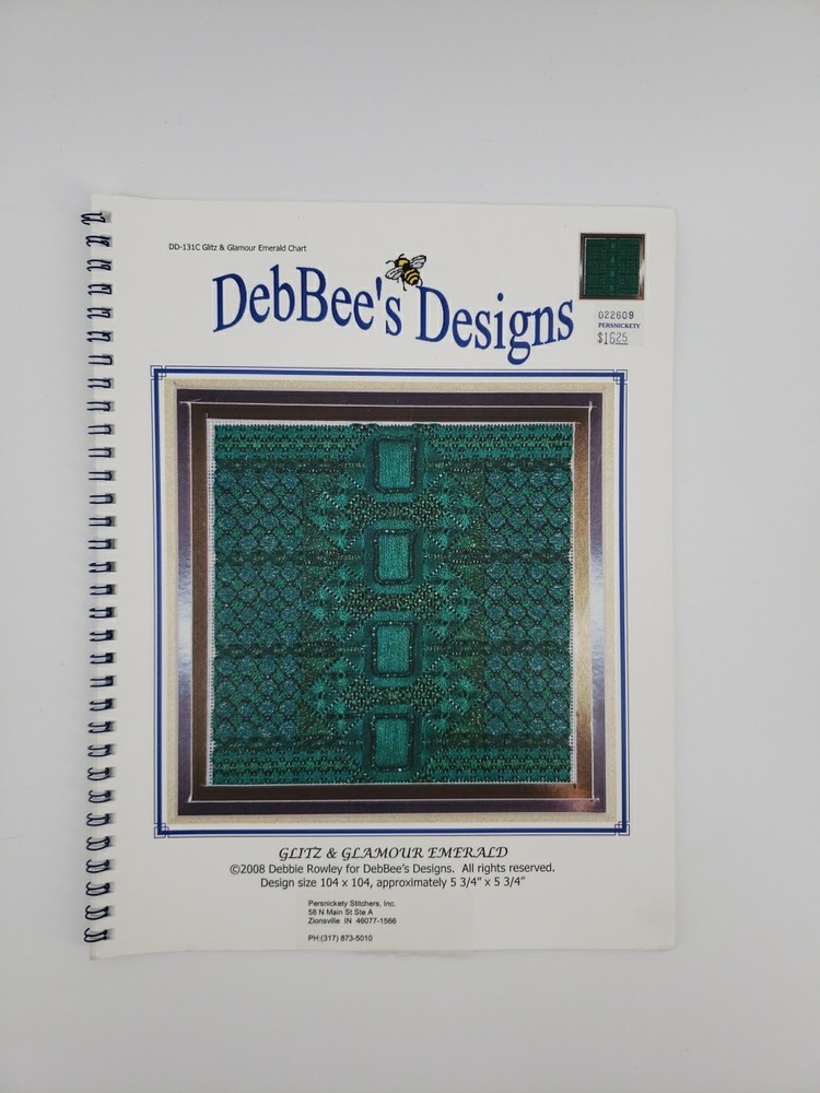 DebBee's Designs DD-131C Glitz & Glamour Emerald Canvaswork Chart