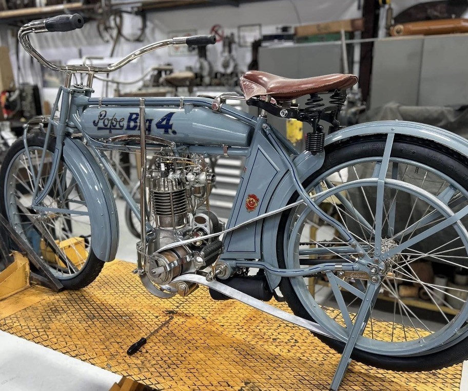 Pope Big 4 Motorcycle Decals Reproduction Tank Decals