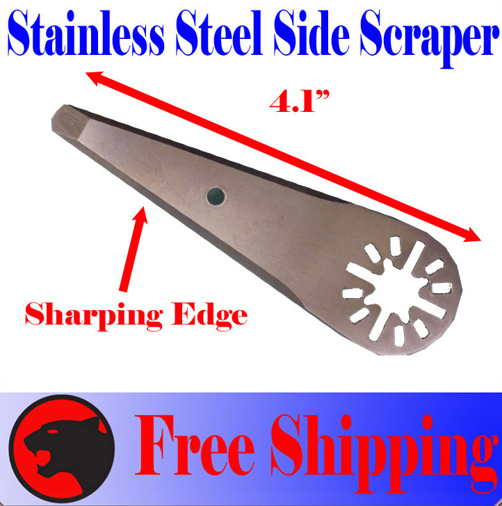 Side Scraper Oscillating MultiTool Blade For Bosch Dremel Multi-X Ryobi Chicago