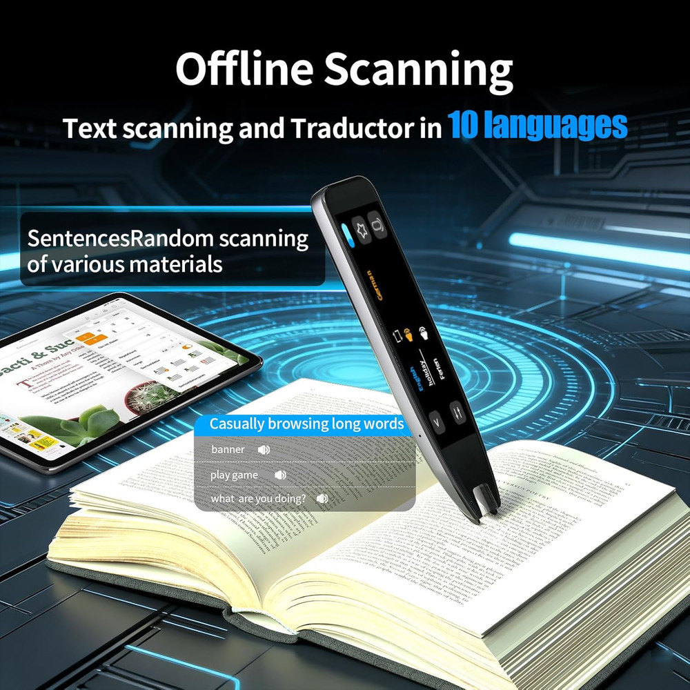 Translator Pen&Scan Reader Pen for Language Learners&Dyslexia&Learning Difficult