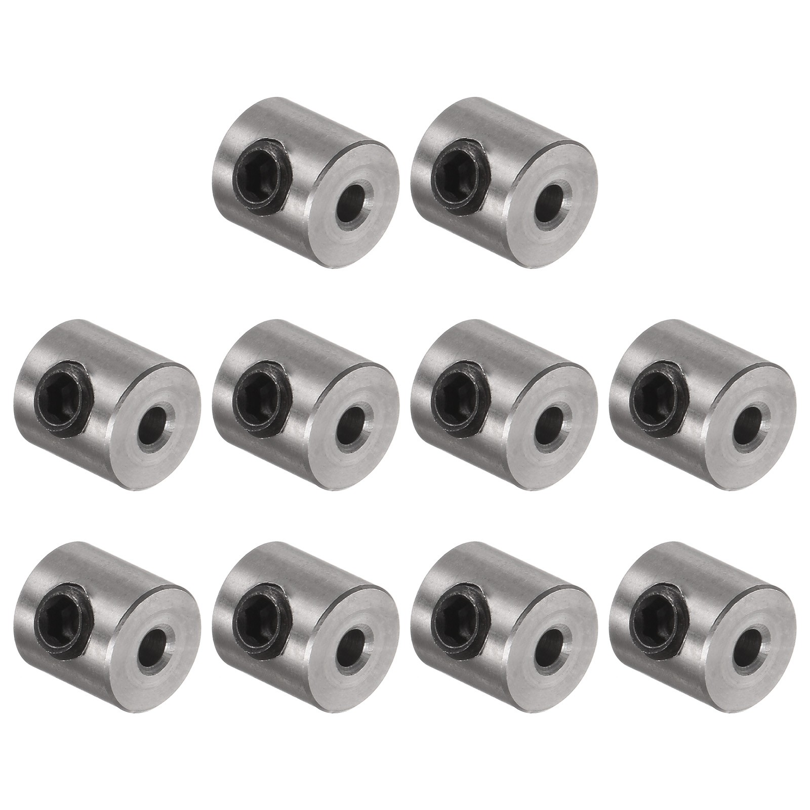 10sets Set Screw Shaft Collars 2mm ID 7mm OD Gear Stopper Wheel Collar