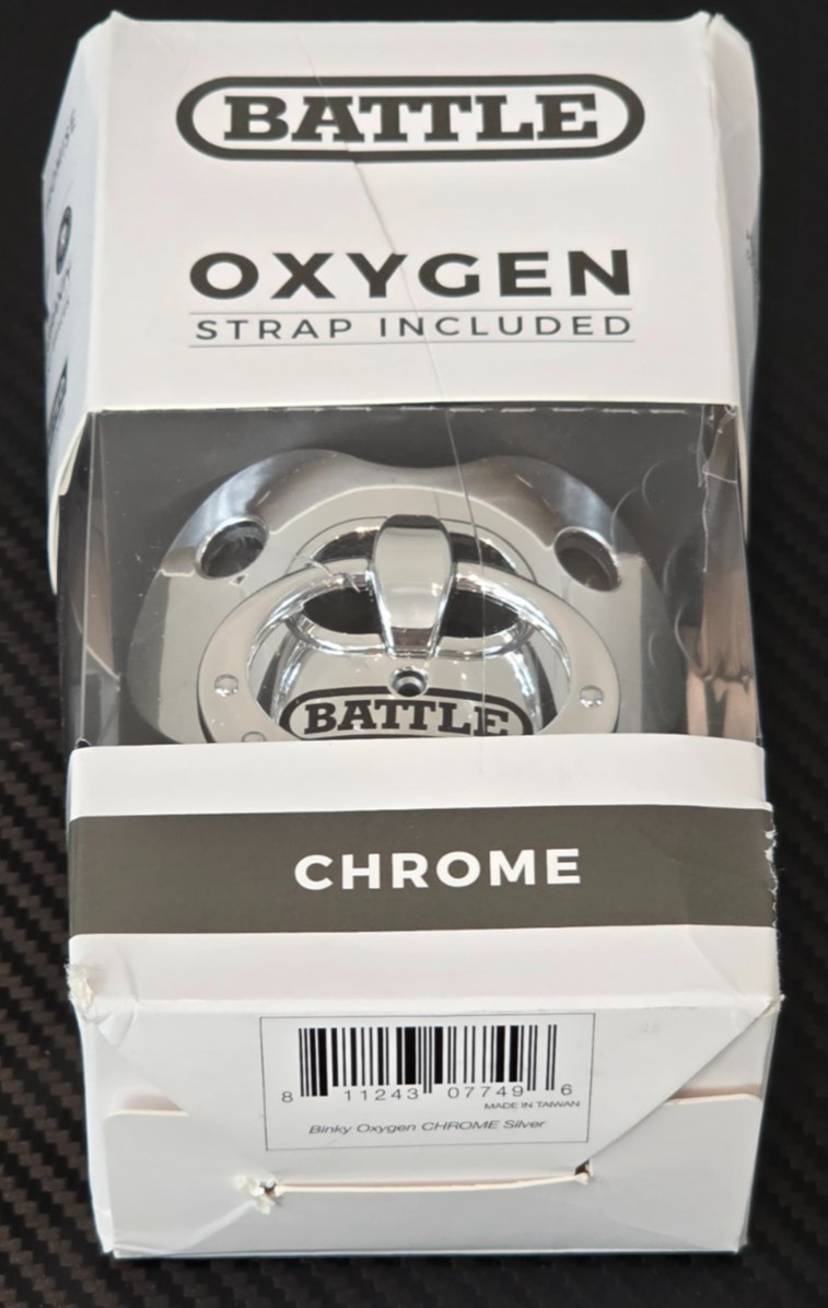 Battle Sports Chrome Binky Oxygen Football Mouthguard Max Airflow