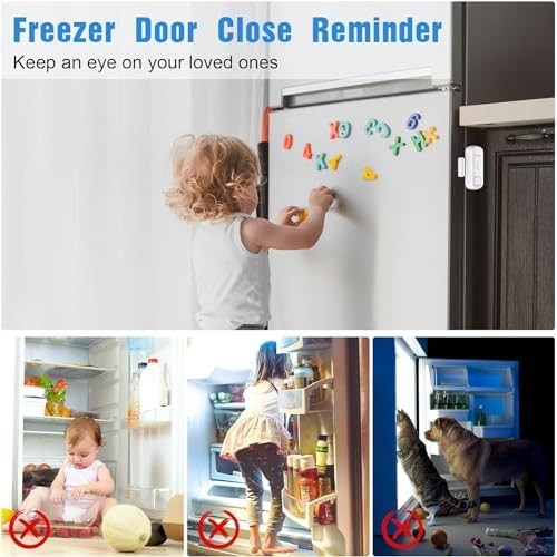 Fridge Door Alarm Adjustable Timer Alert