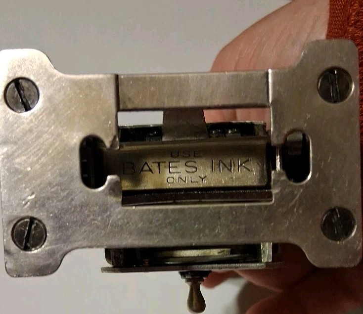 Bates Royall Automatic Numbering Machine Consecutive Duplicate Triplicate Vintag