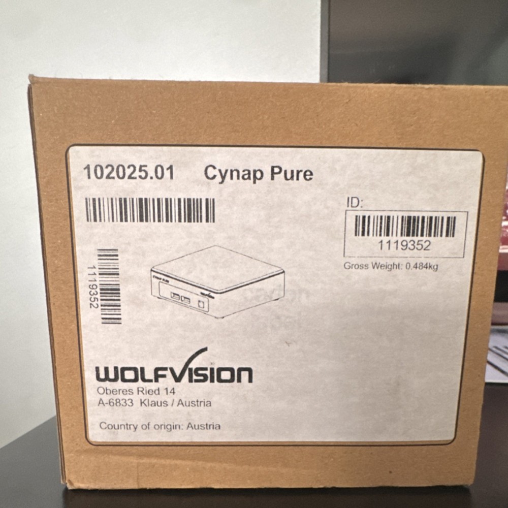 WolfVision Cynap Pure 102025.01 Wireless Presentation System