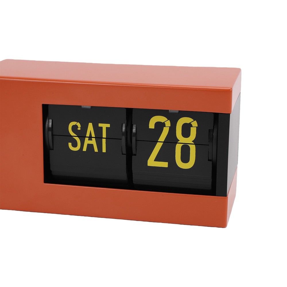 Automatic Calendar Flip Clock With LED Display For Home Office Decor