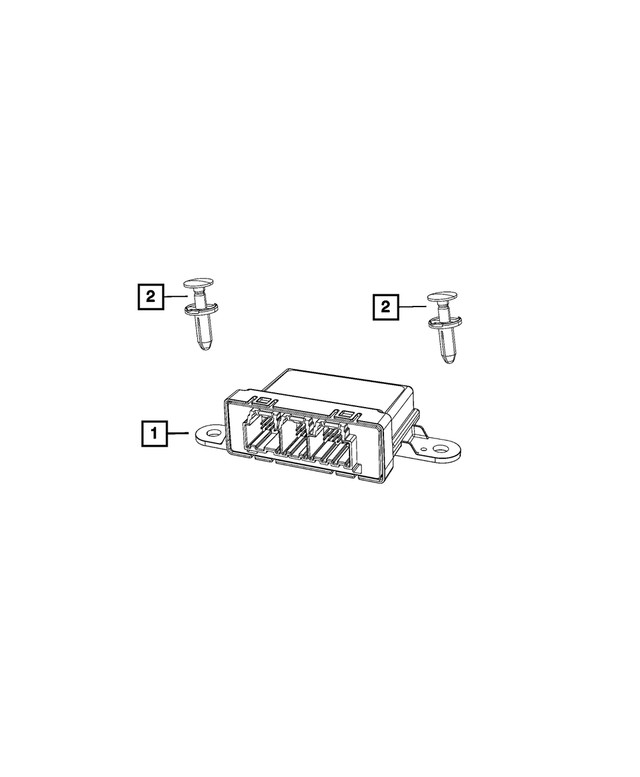 Genuine Mopar Parking Assist Module 68612019AE