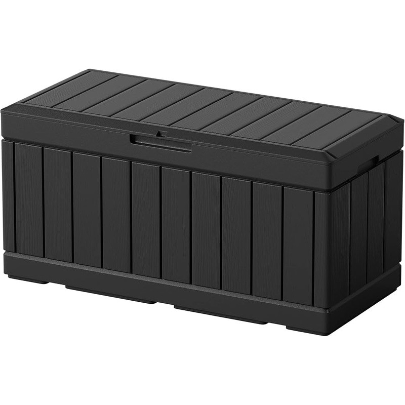 Outdoor Storage Box Waterproof Lockable Deck Organizer Multi-functional Utility