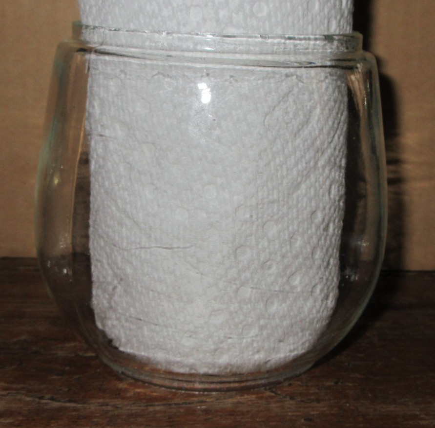 Lantern Clear Glass Replacement Globe 4" High Dietz