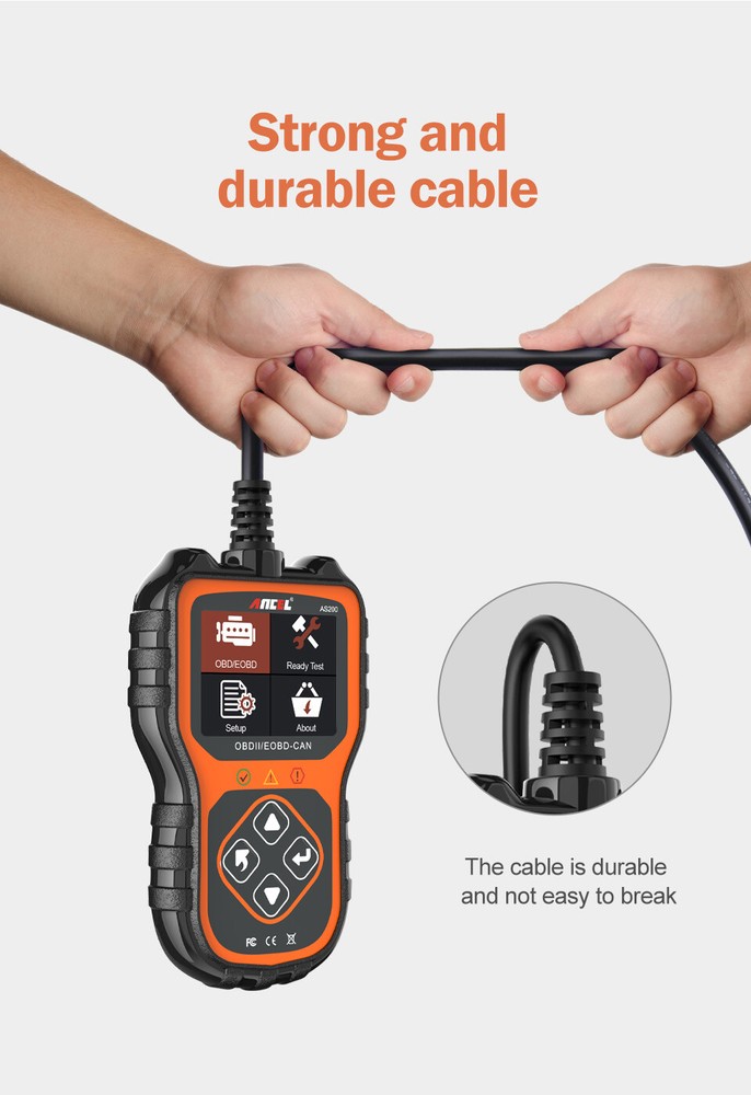 Automotive OBD2 Scanner Car Diagnostic Tool Scan Engine Code Reader Live Data