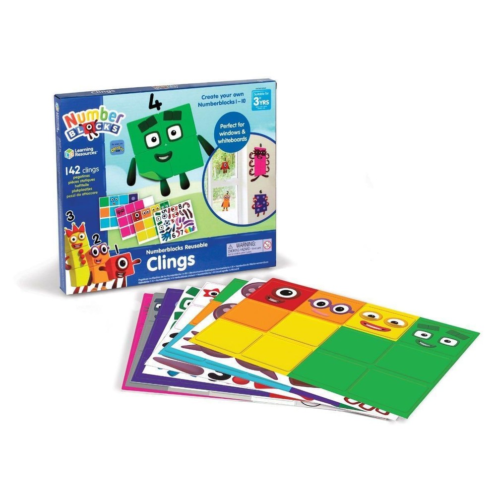 Learning Resources Numberblocks Reusable Clings