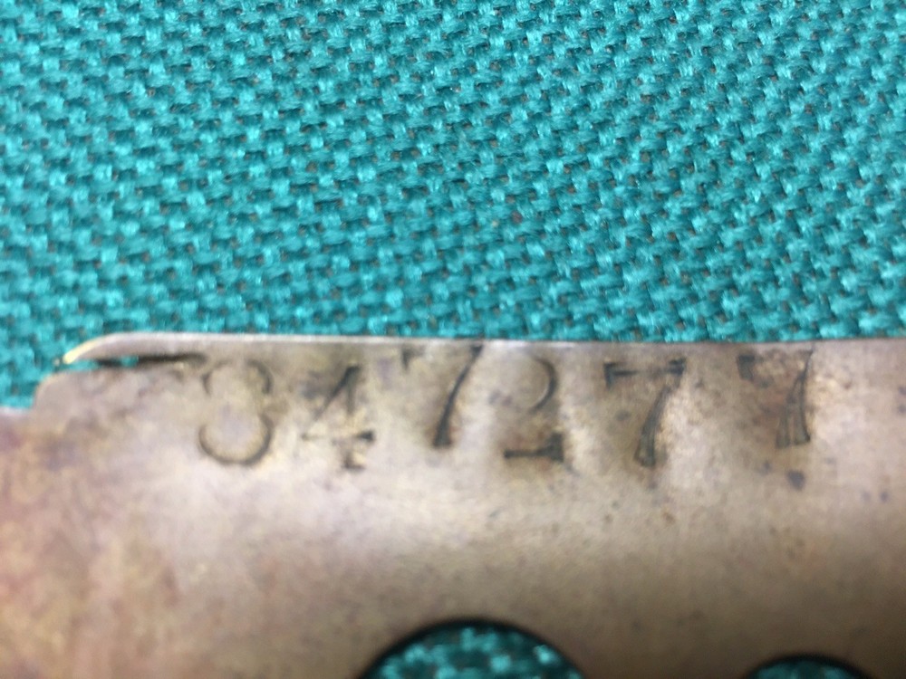 WWII / WWI Brass Multi-Purpose BUTTON BADGE UNIFORM CLEANING GUARD