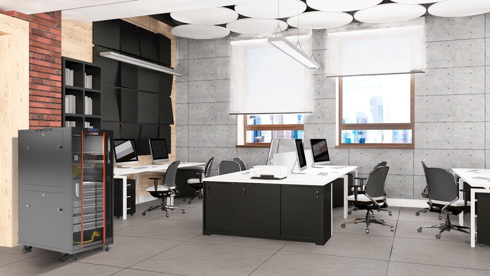 Sysracks 32U 24'' Deep IT Network Data Server Rack Cabinet