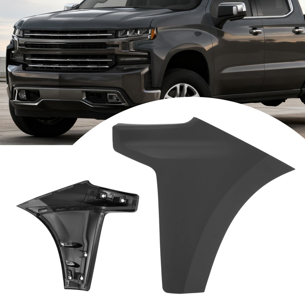 Left Side Front Bumper End Cap For Chevrolet Silverado 1500 2019-2022 GM1016110