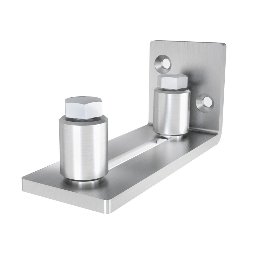 JUBEST Scratch Resistant Stainless Flush Mount 2 Rollers, Steel