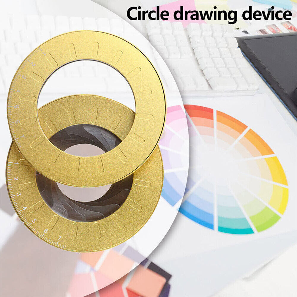 Adjustable Circle Drawing Ruler Tool Measuring Ruler Drawing Circular Compass