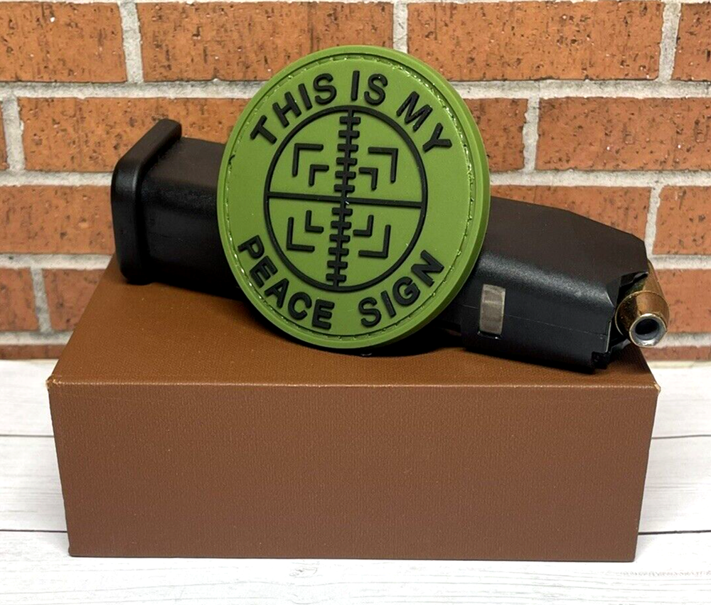 Sniper PVC Patch - Tactical Morale Gun Patch - AR15 Assault Rifle Scope Patch
