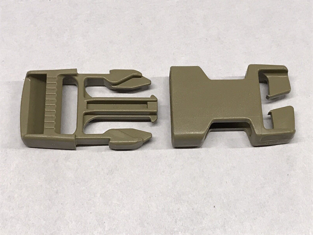 Replacement Tan 499 Buckle Set for OCP Rucksack / Backpack Webbing USGI