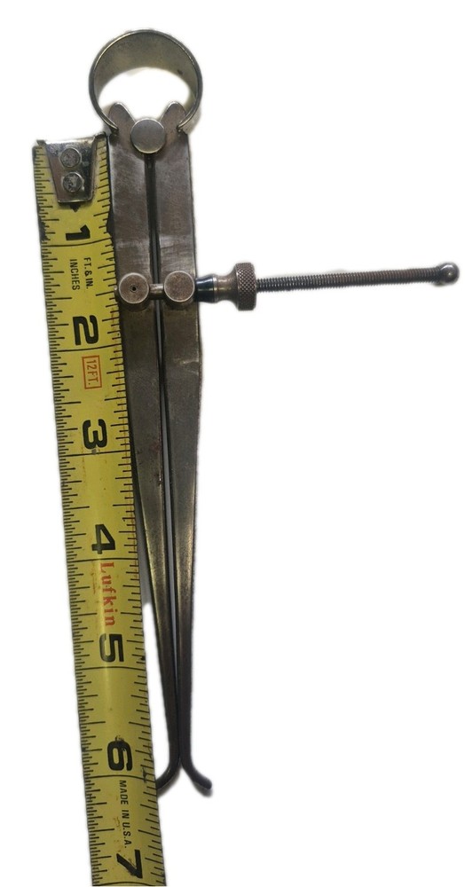 Starrett 73A-6 Yankee Spring-Type Inside Caliper, 6" Size, Solid Nut