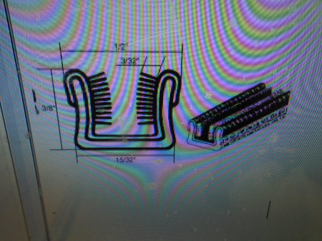POSTAL MAIL ,DJ5,KAISER,CJ,WILLYS, AMC,SLIDING WINDOW CHANNEL FUZZY STUFF 2 EACH
