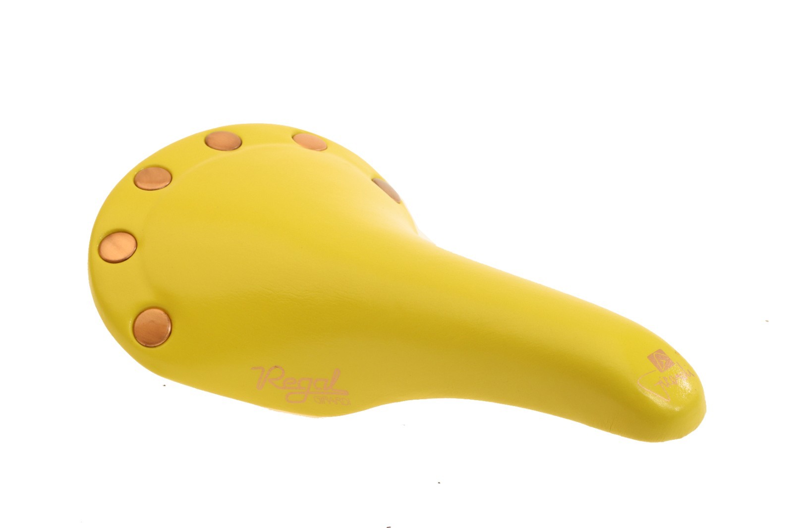 Selle San Marco Regal Girardi Yellow Leather Saddle Copper NEW Box NOS