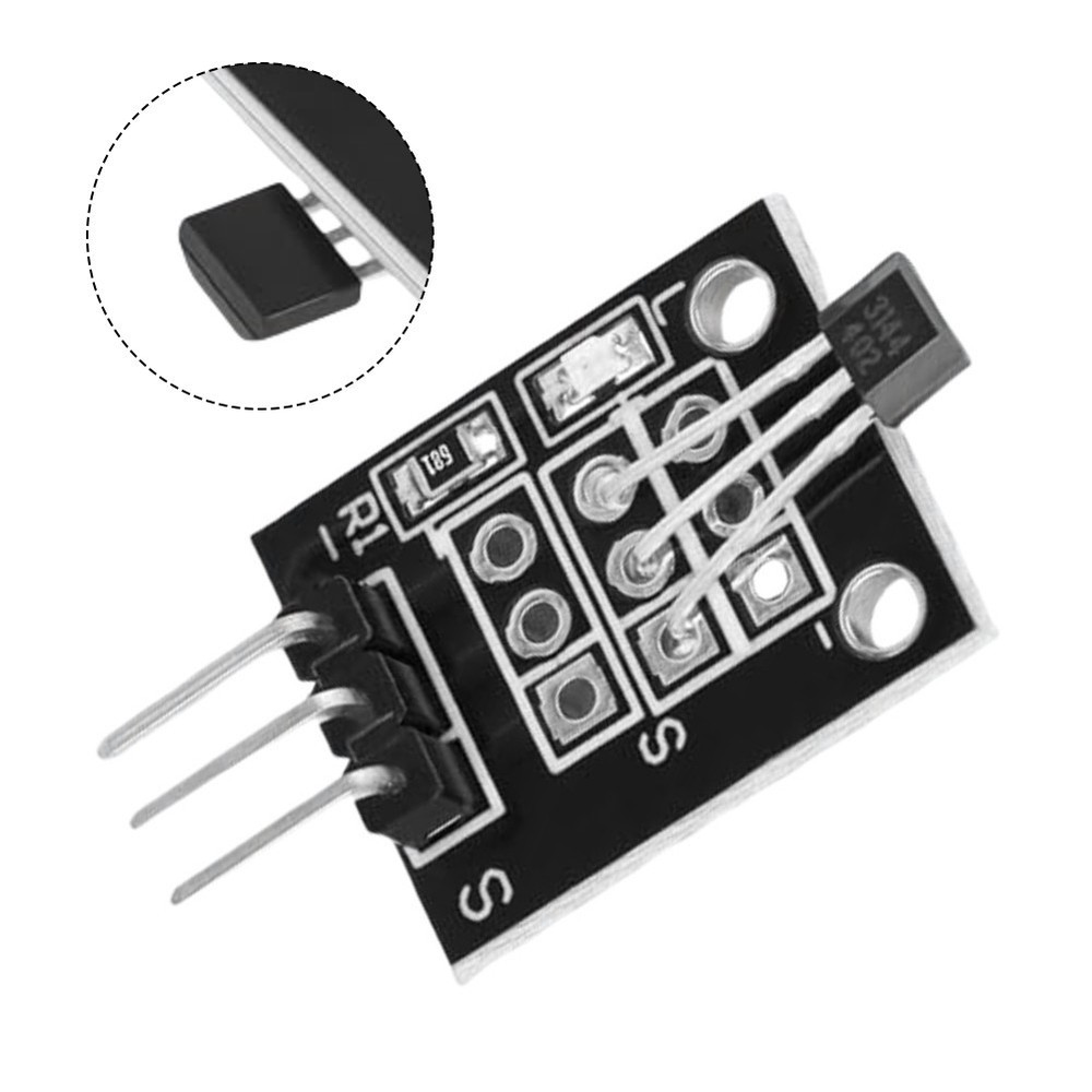 20 Pack Hall Effect Magnetic Sensor Module KY 003 for Electronic Projects