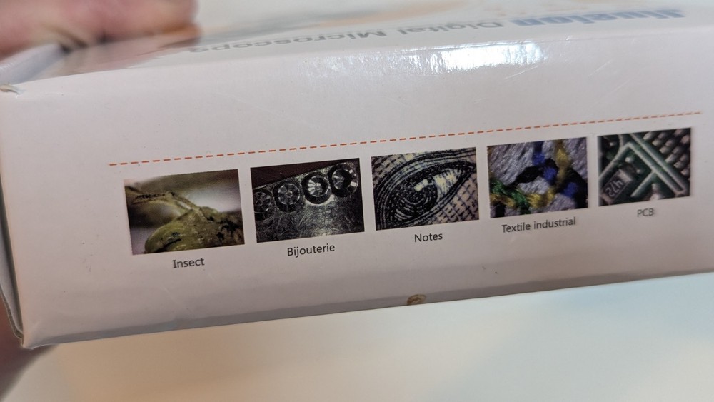 Juision Digital Microscope with Stand Great for Computer Tablet or Phone Small