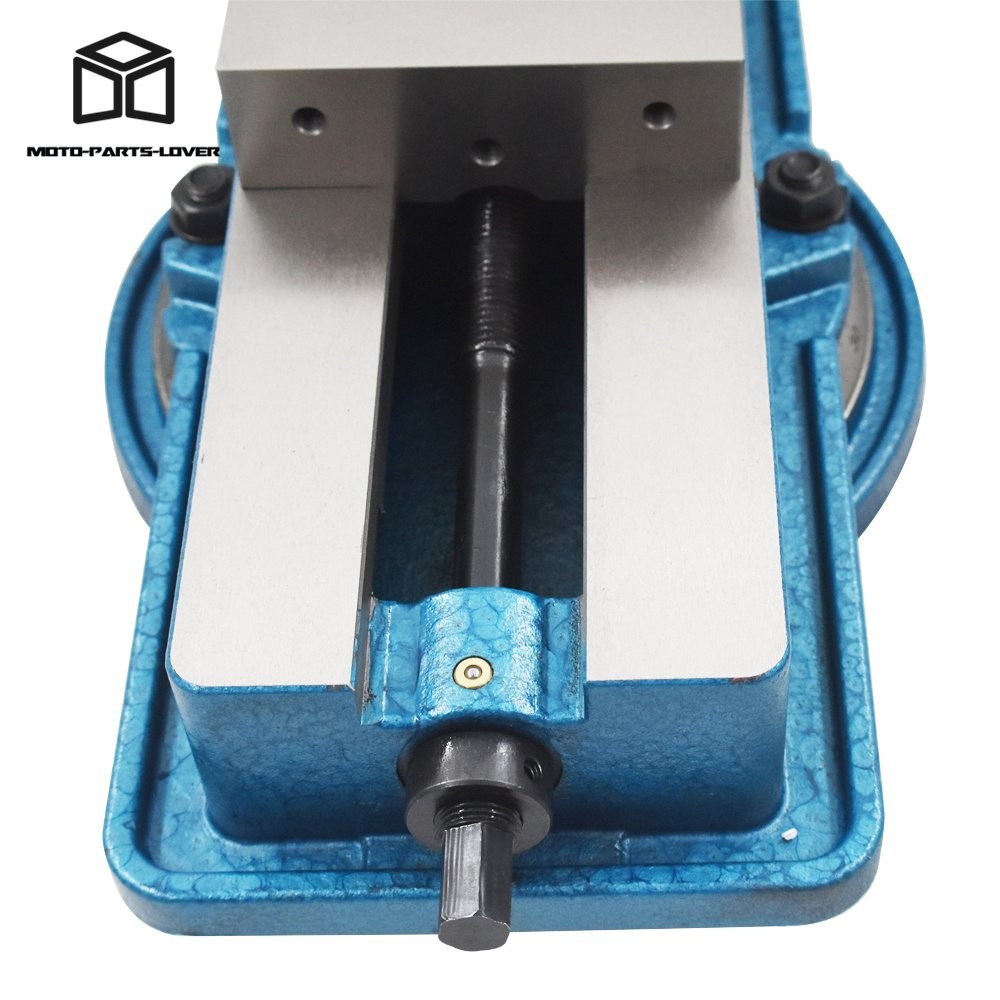 5'' Milling Machine Lockdown Vise Swiveling Base Hardened Base Bench Vise